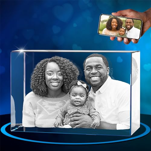 ArtPix 3D-Kristallfoto, Muttertagsgeschenke für Frauen, Sie, Ehefrau, Männer, Mutter, Ehemann, tolles personalisiertes, individuelles Geschenk mit Ihrem eigenen Foto