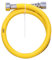 URRNDD Tuyau de Gaz Tuyau de Ligne de Gaz Liquéfié en Acier Inoxydable avec Raccords pour Cuisine à Domicile Installation Filetée 20mm (G1/2)(1m Interface Femelle + Prise)
