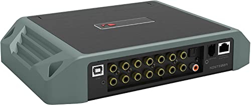 Nakamichi NDST500A Car Stereo Digital Signal Processing Power Car Amplifier DSP 6 Channels High 12 Channels Low Level Input External Bluetooth Optical Coaxial