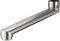 HomeLava Bec 22,5cm de long bec orientable robinet orientable pour montage mural droit longueur totale, inox brossé