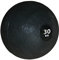 Tex idea Medizinball 30 KG Slam Ball Griffige Oberfläche Gewichtsball Fitnessball Gummi Workout Schwarz