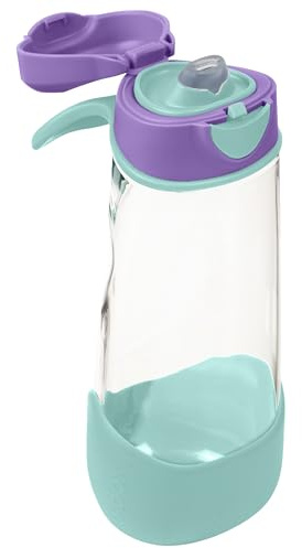 b.box Sport Trinkflasche | Griffige, Auslaufsichere Wasser- und Trinkflasche Kinder | Cooles, Modernes Design | Neigen und Trinken | 600 ml
