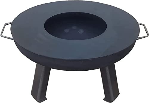 Wida Grillplatte Ø 76 cm für Feuerschale 75 cm - Holzkohle/Holz - Legierter Stahl - Schwarz - Freistehend - Außenbereich