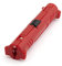 conecto Pelacables coaxial, Universal para Todos los Cables de satélite/Cables de Antena, Herramienta Pelacables, Rojo