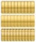 30 Packs 3W x 1H Brushed Brass Plate Personalized Blank Name Plates Picture Frame Name Label