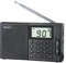 SEMIER Portable AM FM SW Bluetooth Radio with 1200mah Rechargeable Battery, Small Shortwave Radio Digital Tuning, LCD Display, Support USB and Micro SD Card, Build-in Bass Speaker and Earphone Jack