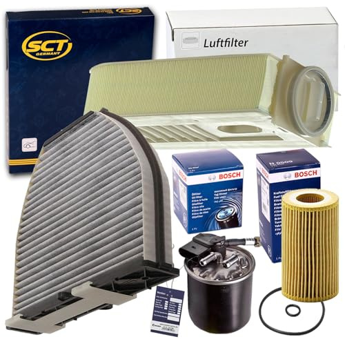BandelOne enthält Filter Set Inspektions für C E Klasse W204 W212 CLS C X218 GLK X204