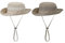 Zando Sonnenhut Kinder, Fischerhut Kinder, UPF 50+ Uv Hut Baby, Schnell Trocknend Verstellbarer Eimer Hut for Jungen Mädchen, Dunkel Khaki Hellbeige, 5-13 Jahre