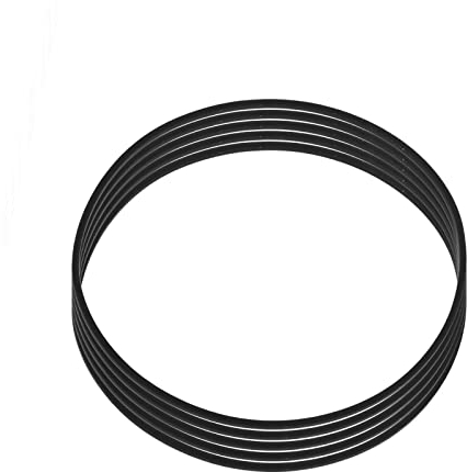 5 x Video-Laufwerksriemen, Durchmesser 6,0 cm, für Plattenspieler, Phonograph, Grammophon, 5 Stück Plattenspieler-Antriebsriemen 6 cm Durchmesser für PS162 Plattenspieler-Laufwerk