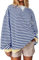 Sweatshirt Damen Pullover Y2K Gestreift Yoga Long Sleeve Sweater Women Shirt