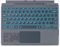 Surface Pro 9, clavier Bluetooth ultra fin compatible avec clavier Surface Pro 9 (disposition QWERTY américaine) (7 couleurs rétroéclairées)
