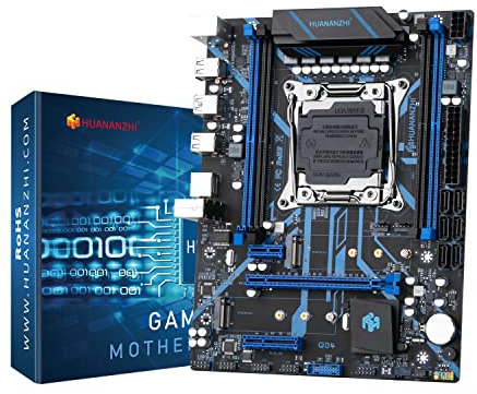 X99-QD4 - Placa base ATX de alto rendimiento, Intel LGA2011-3 Ready, (DDR4 Max 128GB, PCIe 3.0, M.2, USB 2.0) placa base para PC (X99-QD4) optimizada para juegos y uso profesional