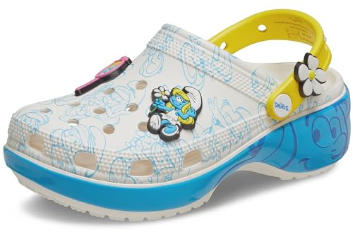 Crocs Smurfs Platform Clog 41-42 EU Multi