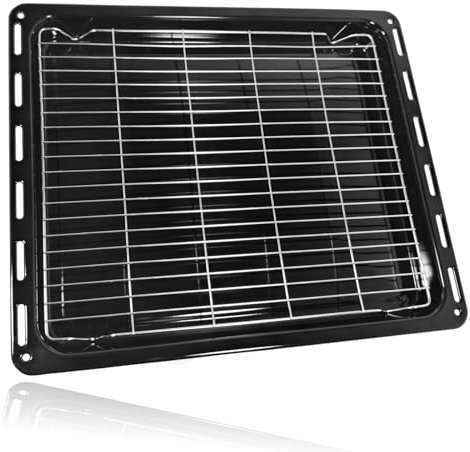 SPARES2GO Grille de four universelle pour AEG Baumatic Electrolux Zanussi Pan Base et grille (46,5 cm x 37,5 cm) 465 mm x 375 mm