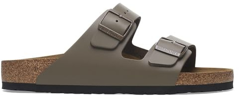 Birkenstock Unisex Erwachsene Sandale Arizona Naturleder normal Grau 45