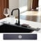 WIFORH Stone Faucet Mat for Kitchen Sink, 60cm Long Diatomite Fast Drying Stone Sink Tray, Diatomite Absorbent Mat, Faucet Splash Guard for Bathroom Kitchen, 24 x 3.54 in(Dark Grey)