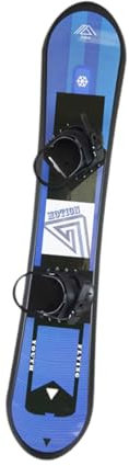 kowaku Tabla de Snowboard para Niños con Fijaciones, 50 Pulgadas, Ideal para Deportes Invernales, Azul