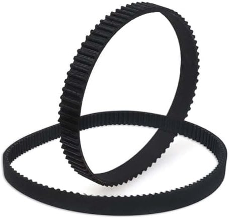 2 STK 2GT Geschlossener Zahnriemen,2GT-350mm 6mm Gummizahnriemen für 3D-Drucker-Extruder