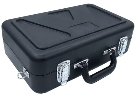 TUOREN Clarinet Case Sturdy ABS Plastic Portable Protective Storage Bag Box for Clarinet Players