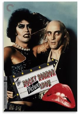 The Rocky Horror Picture Show Horror Movie Poster Dekorative Malerei Leinwand Wandkunst Wohnzimmer Poster Schlafzimmer Malerei,Wandkunst Bilddruck Moderne Familienzimmer Dekor 12x18inch(30x45cm)