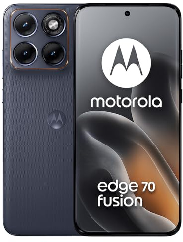 Motorola Edge 70 Fusion (Pantone Silhouette, 8GB RAM, 256GB Storage) | 6.78 144Hz 1.5K AMOLED Display | Snapdragon 7s Gen 4 | 50MP Sony LYTIA 710 OIS | 7000mAh Battery | 68W TurboPower |