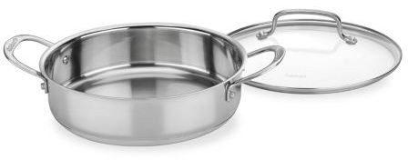 Cuisinart Chef's Classic Stainless Steel 3-Quart Casserole & Multi-Purpose Pot