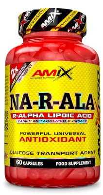 AMIX - Suplemento Alimenticio - NA R ALA en Bote de 60 Cápsulas - Grandes Propiedades Antioxidantes - Ideal como Aporte de Energía - Rápida Metabolización