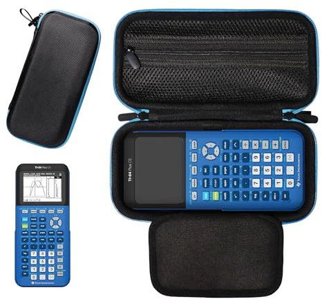 CaseSack Grafikrechnertasche für Texas Instruments TI84 Plus, TI84, TI83, TI89, TI-Nspire CXII/TI Nspire CX CAS/TI Nspire CX, stationäre Netztasche, Stift-/Bleistifthalter