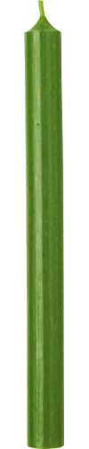 IHR Zylinderkerze, 25 cm, einfarbig, Grasgrün