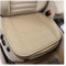 LIUNIAN Cuscino per seggiolino Auto Traspirante 1 Pezzo Coprisedile per Auto in Pelle con Carbone Attivo di bambù Universale Tappetino Anteriore per Auto, Coppia Beige