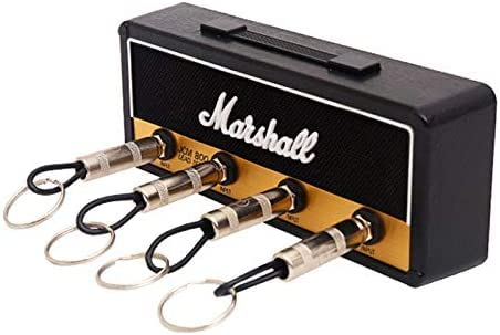 linlinfa Jcm800 Jack Rack-Schlüsselhaken Vintage-Gitarren-Verstärker Schlüsselanhänger Aufhänger Wand Für Pluginz Montage (Set (einschließlich Schlüsselbund))