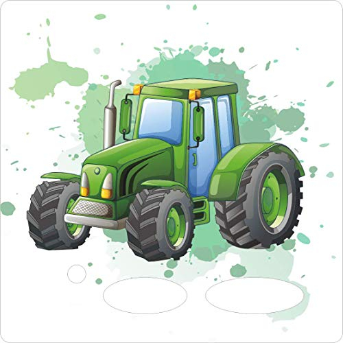 Farbklecks-Collection - Schutzfolie passend für Toniebox – Traktor