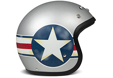 DMD B52 Jethelm für Motorrad, Unisex, Erwachsene, Grau, XS