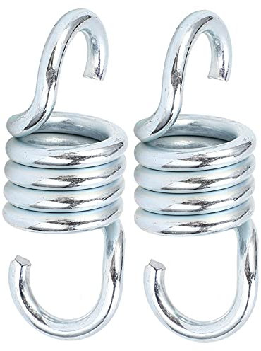 Jenngaoo 1000 LB Capacity Hammock Swing Spring, Heavy Duty Extension Spring for Hanging Swing Chairs Sandbag Yoga Veranda Seat 2Pcs