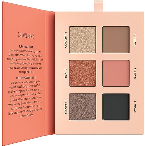 bareMinerals MINERALIST Ultranatural Lidschatten-Palette - Langer Halt | Sechs hochpigmentierte, talkfreie vegane Nuancen. Cremige Formel verblendet leicht für aufbaubare, kriechfeste, eigene Looks