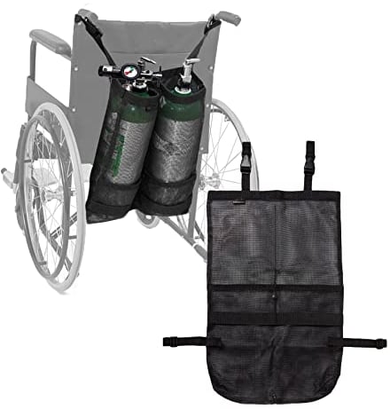 Sac à dos pour fauteuil roulant - Porte-réservoir O2 portable pour bouteille de cylindre E et D