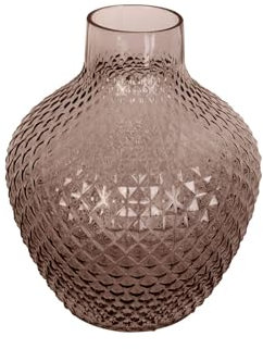 Vase Delight Glass Chocolate Brown Large