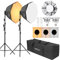Softbox-Fotografie-Beleuchtungsset, 2 x AMBITFUL 65 cm Softbox-Beleuchtungsset mit 2 m Stativ-Lichtständer und 2 x 50 W 3000–6500 K zweifarbige LED-Leuchtmittel, kontinuierliche LED-Beleuchtung