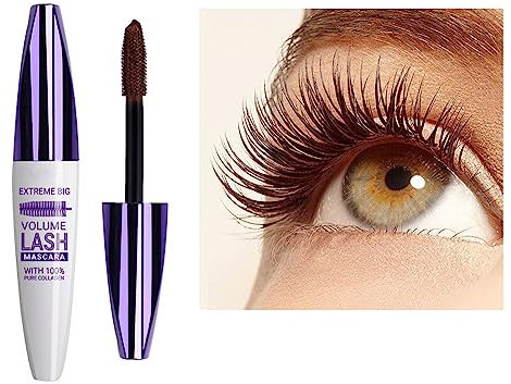 5D Mascara, trucco per occhi, ipoallergenico e senza profumo (Marrone)