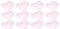 Acan Tradineur - Pack de 12 Bandejas con blonda Circular - Especial para Fiestas o Celebraciones - Material reciclable - Ø 35 cm - Color Blanco