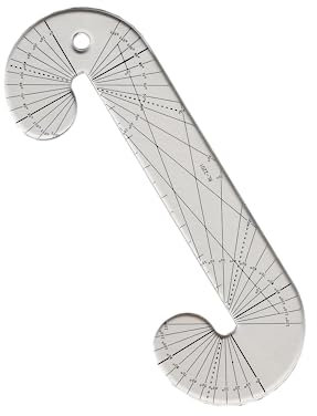 HONEYSEW Angle Angel Quiltschablone für Langarm-Nähmaschine, 3/16 Zoll