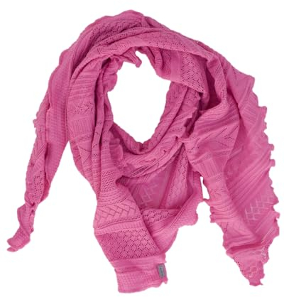 Invero, Dreiechstuch Vanessa, 100% Bio Baumwolle (Pink)