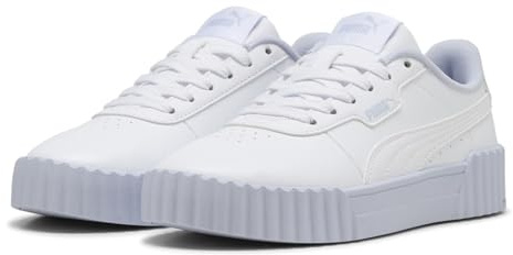 Puma Mädchen Carina 3.0 Cutie Jr Sneaker, Puma White Cool Weather, 39 EU