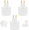 BIORYC ® [Pack 4] Ladron Enchufes Plano | Enchufe Plano Pared Extraplano de 3 Tomas Giratorio 180º | Ladrón Enchufe | Enchufes Planos Detras Muebles | Ladron Enchufe | Ladrones para Enchufes