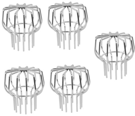 OSALADI 5stücke Edelstahl Dachrinnen-filter Für Regenwasserablauf Anti-blockade Laubschutz Installieren Langlebig Verhindert Verstopfungen Drainagefilter Für Terrasse Und Balkon
