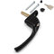 Armis Espag Cranked Window Handle - Right, Black, 30mm