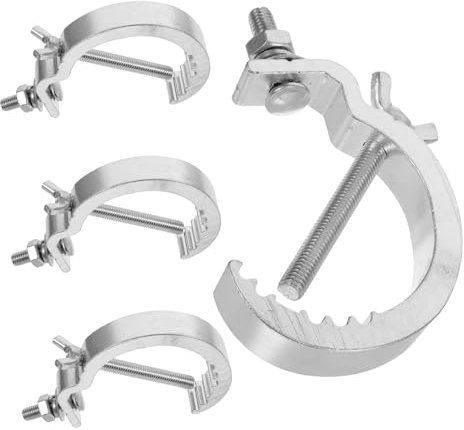 GLSTOY Aluminum Truss Clamp Stage Lighting Clamps Pole Mounting Hooks for Lights Truss