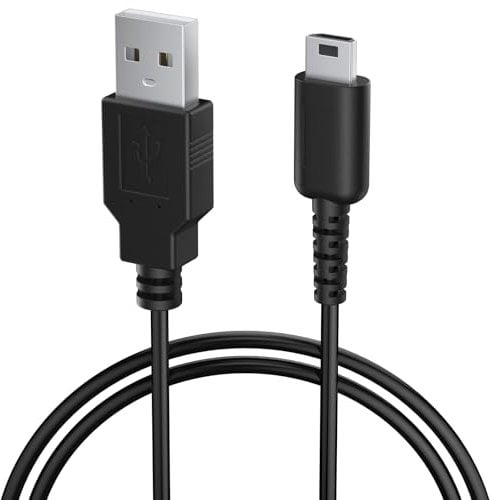 Tobfit Cavo di ricarica per Nintendo DS Lite, cavo di ricarica USB per Nintendo DS Lite/NDSL/DSL(120 cm)