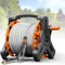 Wandmontage & tragbare Gartenschlauchaufroller mit Kurbel, ABS+Aluminiumlegierung Wasserschlauchhalter Wagen für Bewässerung & Waschen, Heavy Duty Reel Trolley mit Schlauchrohr Lagerung
