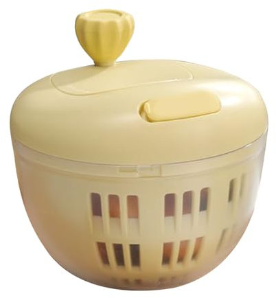 Centrifuga per insalata, piccola rondella per insalata e centrifuga, 800 ml, base antiscivolo con scolapasta per una preparazione efficiente in cucina, campeggio, picnic